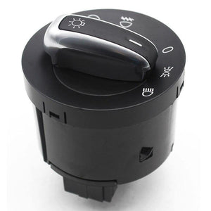 Planet Gates 1PCS Chrome Headlight Switch Auto Replacement Parts For VW Golf 5 6 GTI Mk5 Mk6 Jetta 5 Passat B6 Touran Tiguan