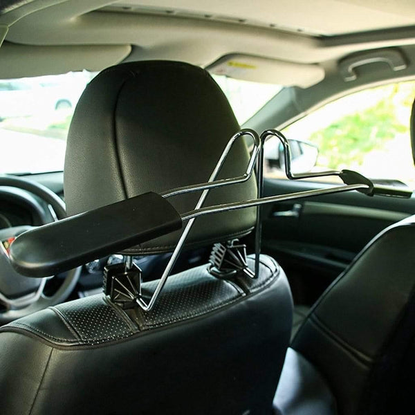 Planet Gates 1Pcs Chrome Metal Car Seat Headrest Coat Rack Jacket Suit Clothes Hanger
