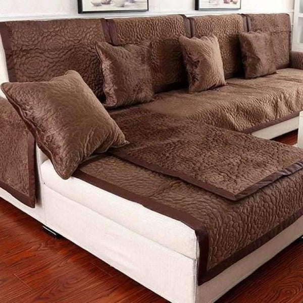 Planet Gates 1PCS cover coffee / 70x70cm 1pc 1 PCS Sofa Cover Towel Fleece Fabric Anti-Mite Modern Sofa Towel Slipcover Seat Couch Cover For Living Room Home Decor Non-slip