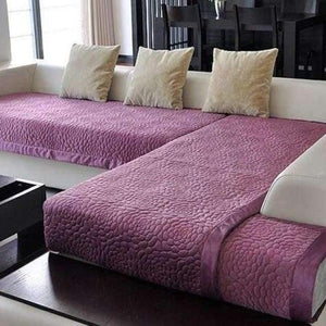 Planet Gates 1PCS cover purple / 70x70cm 1pc 1 PCS Sofa Cover Towel Fleece Fabric Anti-Mite Modern Sofa Towel Slipcover Seat Couch Cover For Living Room Home Decor Non-slip