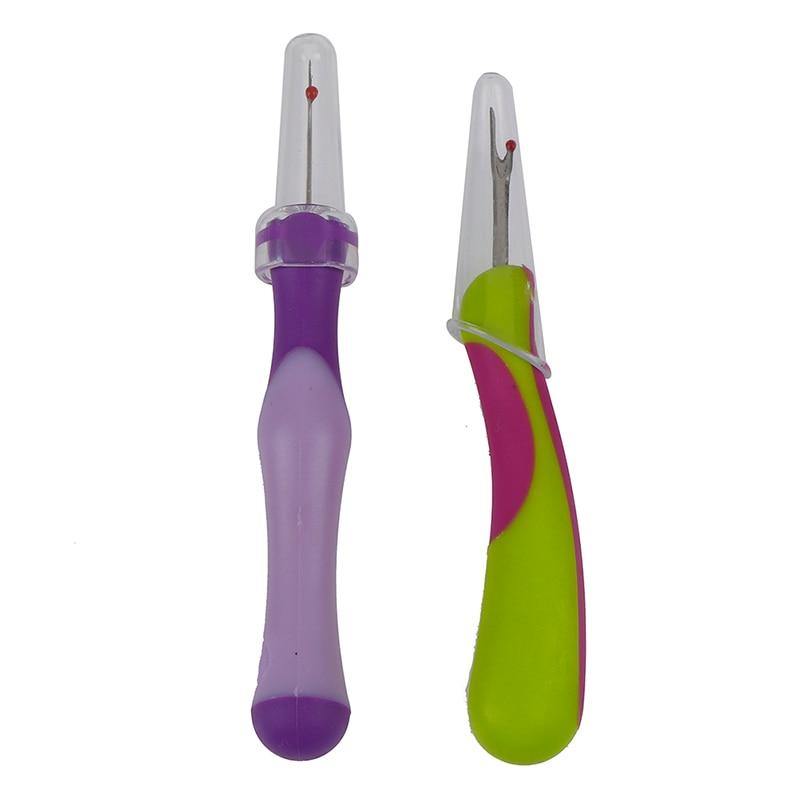Planet Gates 1pcs Craft Thread Cutter Seam Ripper Stitch Unpicker Hand Tools Needles Arts Sewing Accessories Plastic Handle