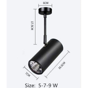 Planet Gates 1pcs dimmable Cob Led Downlight  5W 7W 9w Spot Led Downlights Ceiling Surface Mounted Commercial Clothing Indoor Lighting