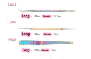 Planet Gates 1pcs Double-ended Stainless Steel Cuticle Pusher Dead Skin Push Remover For Pedicure Manicure Nail Art Cleaner Care Tool