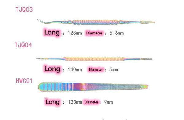 Planet Gates 1pcs Double-ended Stainless Steel Cuticle Pusher Dead Skin Push Remover For Pedicure Manicure Nail Art Cleaner Care Tool