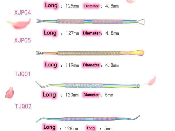 Planet Gates 1pcs Double-ended Stainless Steel Cuticle Pusher Dead Skin Push Remover For Pedicure Manicure Nail Art Cleaner Care Tool