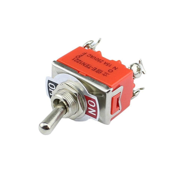 Planet Gates 1PCS E-TEN1221 15A 250VAC 4PIN ON-OFF Toggle Switch Rocker Switch The Power Switch Micro Switch Orange