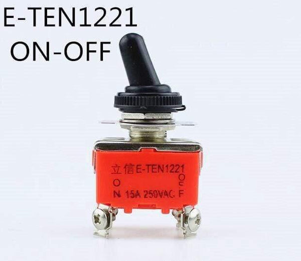 Planet Gates 1PCS E-TEN1221 15A 250VAC 4PIN ON-OFF Toggle Switch Rocker Switch The Power Switch Micro Switch Orange