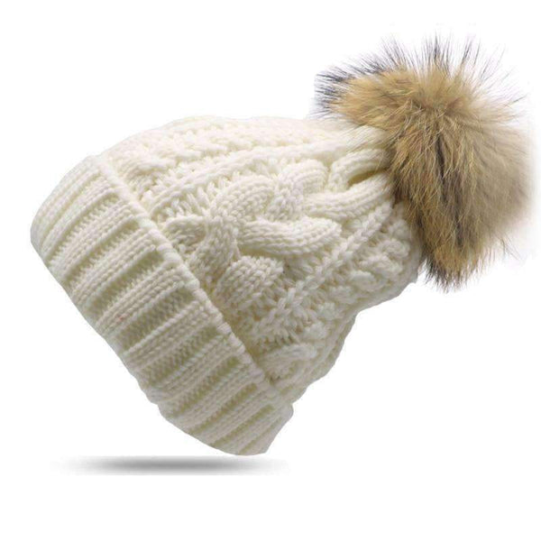 Planet Gates 1Pcs Fashion Autumn Winter Hat For Women Warm Knitted Skullies Pompom Hats Skullies Caps Bonnet Femme Casual Beanies for Ladies
