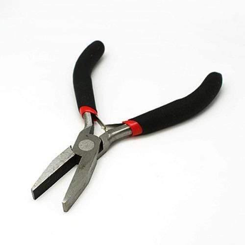 Planet Gates 1pcs Flat Nose Plier Stainless Steel Black Needle Nose Pliers Set Hand Tool For Jewelry Making DIY