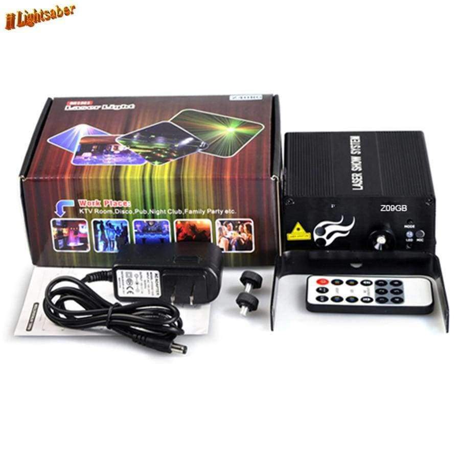 Planet Gates Mini Remote BG-09 LED Blue Laser Projector Stage Lighting DJ Home Party Club Bar Lights Professional Adjustable Show System