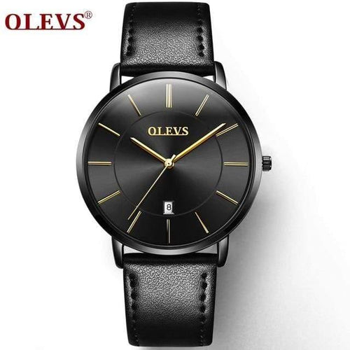 Planet Gates 1pcs for men Luxury Brand Lover's Watch Mens Women Slim Leather Automatic Calendar Couple Watches Male Quartz Wrist watches