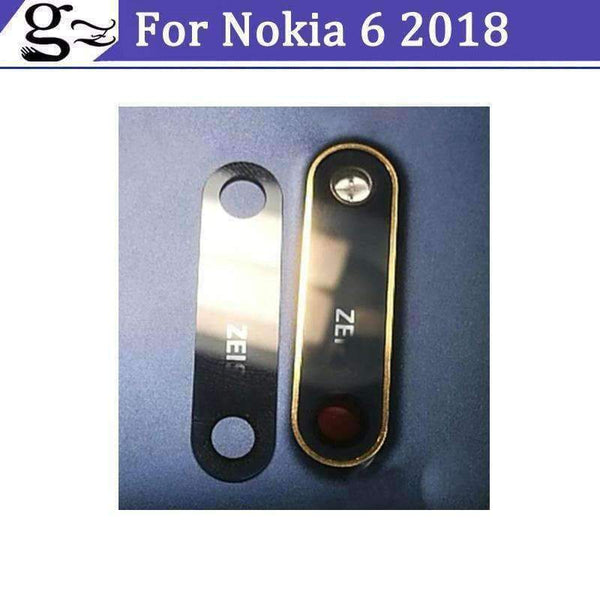 Planet Gates 1PCS For Nokia 6 2018 Rear Back Camera Glass Lens Cover For Nokia6 2018 Replacement Cell Phone Repair Spare Parts For Nokia 6.1