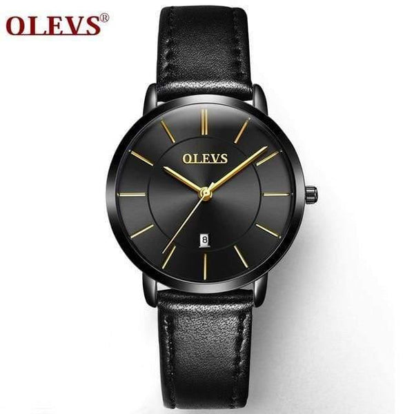 Planet Gates 1pcs for women 1 Luxury Brand Lover's Watch Mens Women Slim Leather Automatic Calendar Couple Watches Male Quartz Wrist watches