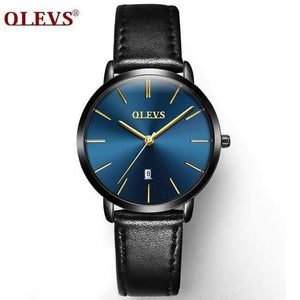 Planet Gates 1pcs for women 2 Luxury Brand Lover's Watch Mens Women Slim Leather Automatic Calendar Couple Watches Male Quartz Wrist watches