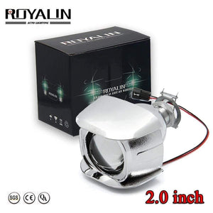 Planet Gates 1PCS Halogen Lens H1 2.0 inch Bi Xenon Projector Head Light Lens LHD Mini Glass Lens for H1 H4 H7 Motorcycle Lamps DIY