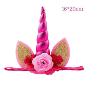 Planet Gates 1Pcs Headband Unicorn Party Kits Unicornio Plate/Cup/Napkins Birthday Party Decoration Kids Tableware Sets Bunting Flags Party Supplies