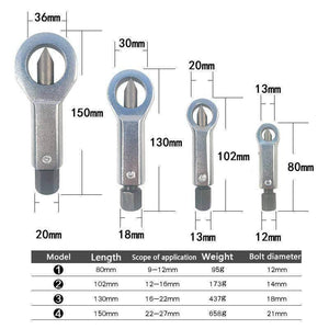 Planet Gates 1Pcs Heavy Duty Rust Resistant Damaged Nut Splitter Remover Rusty Nut Splitter Spanner Remove Cutter Tool Steel Wrench Hex