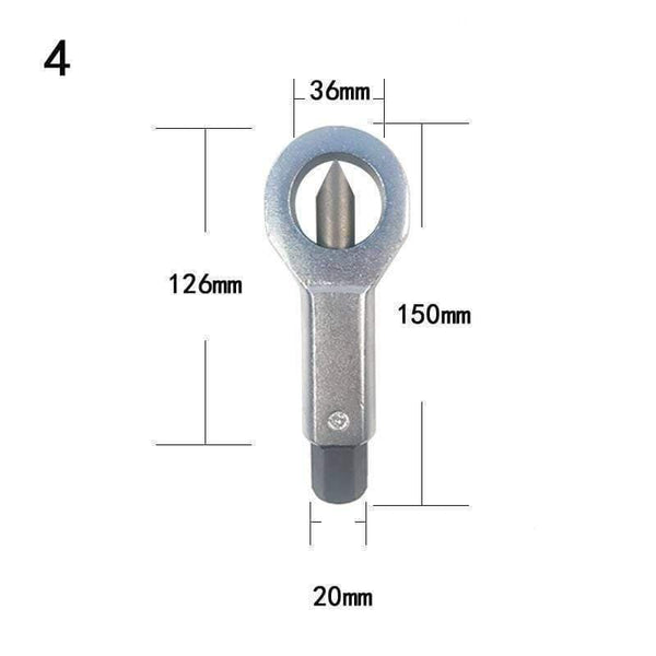 Planet Gates 1Pcs Heavy Duty Rust Resistant Damaged Nut Splitter Remover Rusty Nut Splitter Spanner Remove Cutter Tool Steel Wrench Hex