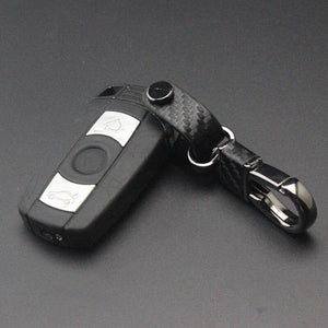 1pcs High quality Carbon fibre Metal Key Ring Key Chain For BMW E46 E52 E53 E60 E90 F01 F20 F10 F30 F15 X1 X3 X5 X6 Auto parts