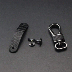 1pcs High quality Carbon fibre Metal Key Ring Key Chain For BMW E46 E52 E53 E60 E90 F01 F20 F10 F30 F15 X1 X3 X5 X6 Auto parts