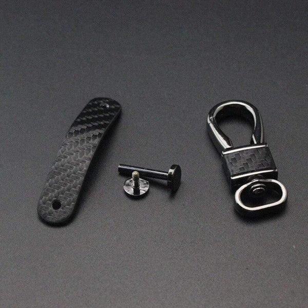 1pcs High quality Carbon fibre Metal Key Ring Key Chain For BMW E46 E52 E53 E60 E90 F01 F20 F10 F30 F15 X1 X3 X5 X6 Auto parts