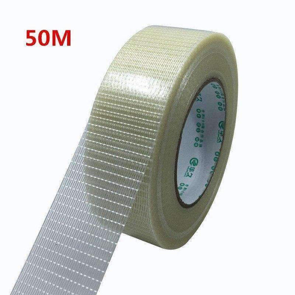 Planet Gates 1pcs high temperature strong grid fiber tape   10-100 mm * 50 M Mold Home Appliance bundled fixed