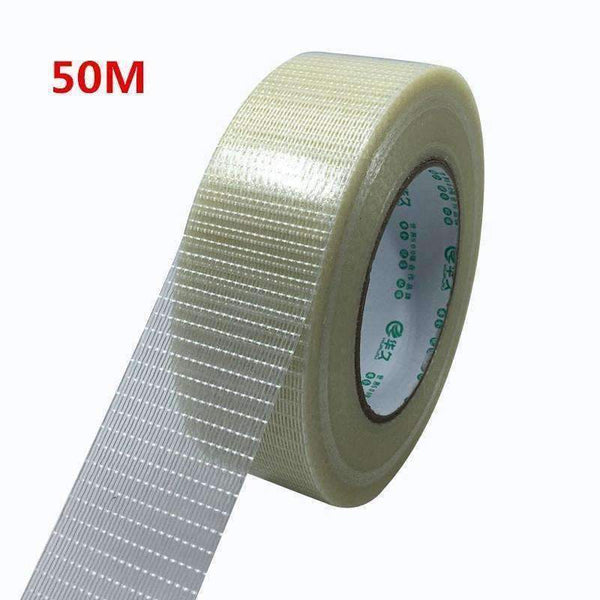 Planet Gates 1pcs high temperature strong grid fiber tape   10-100 mm * 50 M Mold Home Appliance bundled fixed