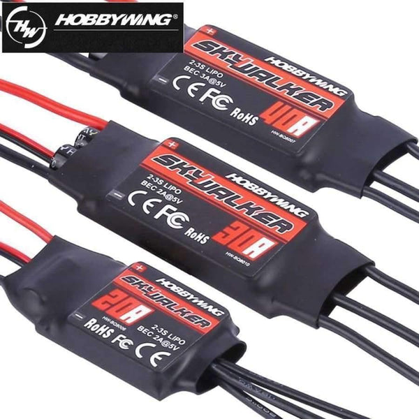 Planet Gates 1pcs Hobbywing Skywalker 15A/20A/30A/40A/50A/60A/80ASpeed Controler With UBEC For RC FPV Quadcopter  RC Airplanes Helicopter