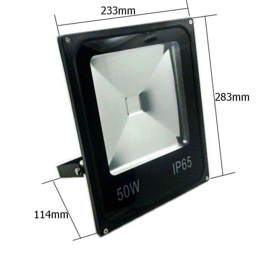 Planet Gates 1PCS Led Spotlight RGB Floodlights 10W 20W 30W 50W Flood Lighting IP65 Outdoor 85-265V Spotlights+Remote Controller Spot Garden