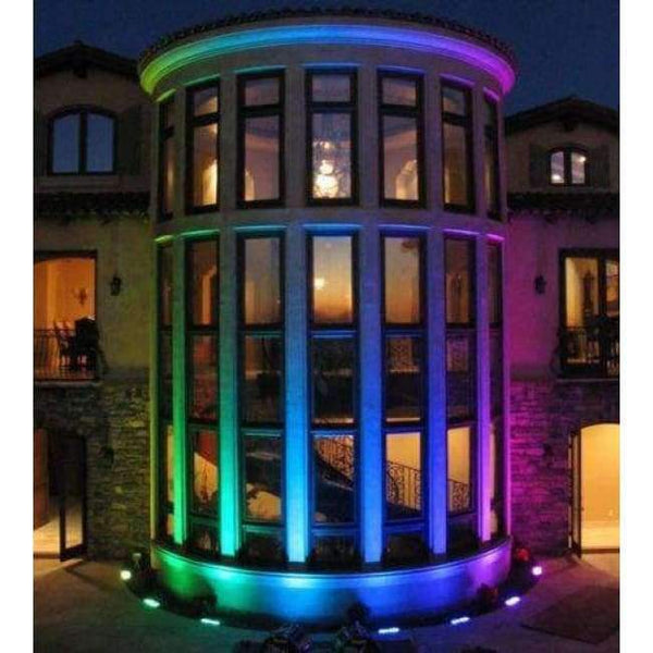 Planet Gates 1PCS Led Spotlight RGB Floodlights 10W 20W 30W 50W Flood Lighting IP65 Outdoor 85-265V Spotlights+Remote Controller Spot Garden