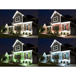 Planet Gates 1PCS Led Spotlight RGB Floodlights 10W 20W 30W 50W Flood Lighting IP65 Outdoor 85-265V Spotlights+Remote Controller Spot Garden