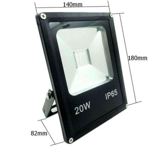 Planet Gates 1PCS Led Spotlight RGB Floodlights 10W 20W 30W 50W Flood Lighting IP65 Outdoor 85-265V Spotlights+Remote Controller Spot Garden