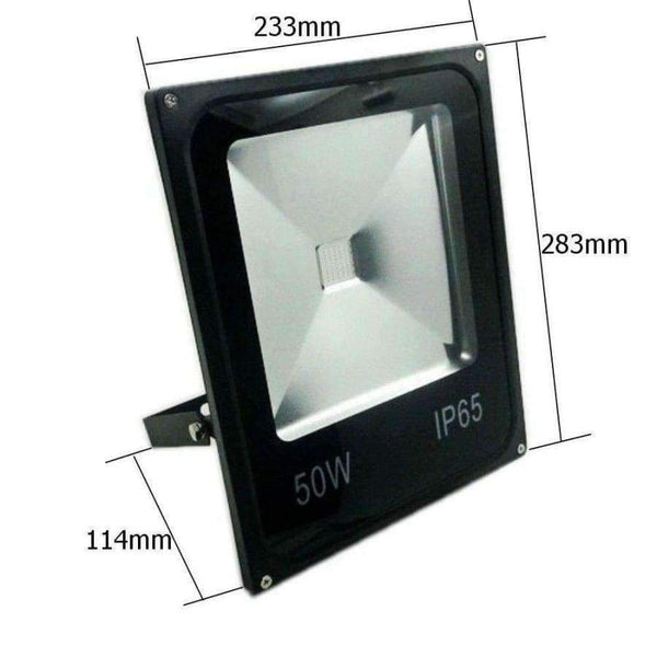 Planet Gates 1PCS Led Spotlight RGB Floodlights 10W 20W 30W 50W Flood Lighting IP65 Outdoor 85-265V Spotlights+Remote Controller Spot Garden