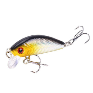 Planet Gates 1PCS Minnow Fishing Lure 50mm4.2g  Topwater Hard Bait Wobbler Jig Bait Crankbait Carp Striped bass Pesca Fishing tackle SwimBait