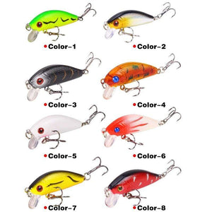Planet Gates 1PCS Minnow Fishing Lure 50mm4.2g  Topwater Hard Bait Wobbler Jig Bait Crankbait Carp Striped bass Pesca Fishing tackle SwimBait