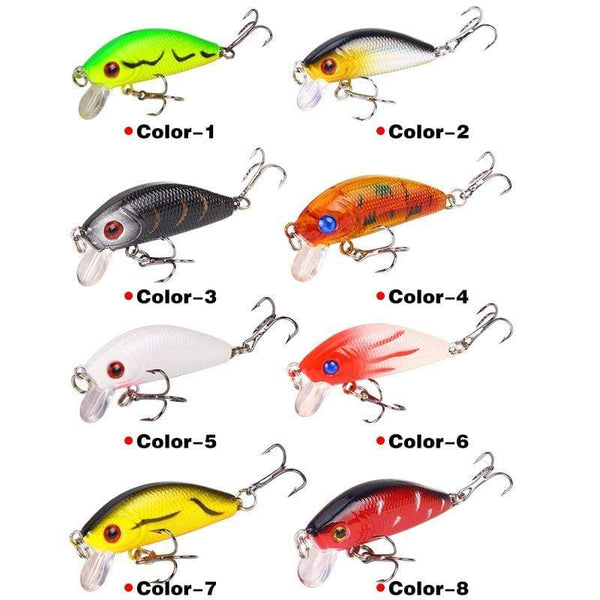 Planet Gates 1PCS Minnow Fishing Lure 50mm4.2g  Topwater Hard Bait Wobbler Jig Bait Crankbait Carp Striped bass Pesca Fishing tackle SwimBait