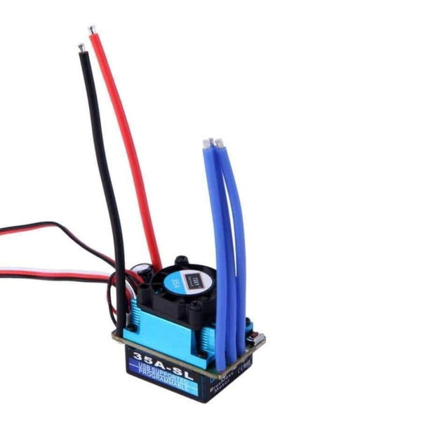 Planet Gates 1pcs Racing 25A 35A 60A SL Brushless Speed Controller ESC for RC 1/10 1:10 1:12 Car Truck Drop freeship