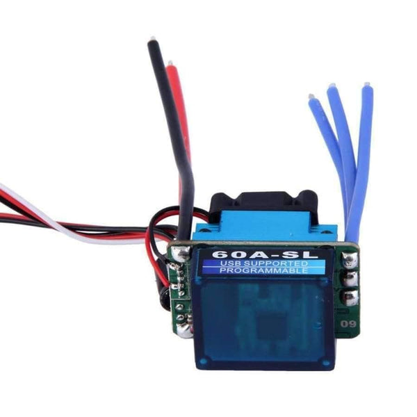 Planet Gates 1pcs Racing 25A 35A 60A SL Brushless Speed Controller ESC for RC 1/10 1:10 1:12 Car Truck Drop freeship