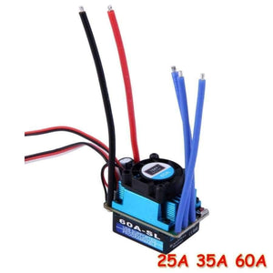 Planet Gates 1pcs Racing 25A 35A 60A SL Brushless Speed Controller ESC for RC 1/10 1:10 1:12 Car Truck Drop freeship