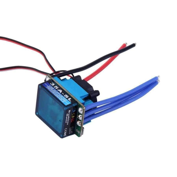 Planet Gates 1pcs Racing 25A 35A 60A SL Brushless Speed Controller ESC for RC 1/10 1:10 1:12 Car Truck Drop freeship