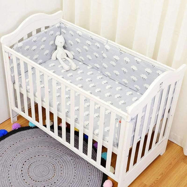 Planet Gates 1pcs raining clauds 1 Infant Baby Kids Cotton Nursery bedding Crib Bumper Bed Protector,Fashion Raining Bedding Set available 1-5pcs/set