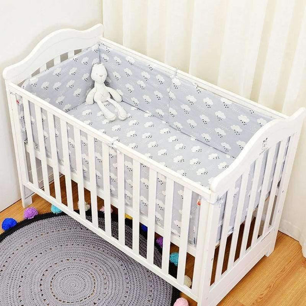 Planet Gates 1pcs raining clauds 1 Infant Baby Kids Cotton Nursery bedding Crib Bumper Bed Protector,Fashion Raining Bedding Set available 1-5pcs/set