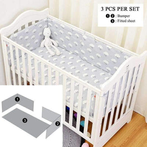 Planet Gates 1pcs raining clauds 1 Infant Baby Kids Cotton Nursery bedding Crib Bumper Bed Protector,Fashion Raining Bedding Set available 1-5pcs/set