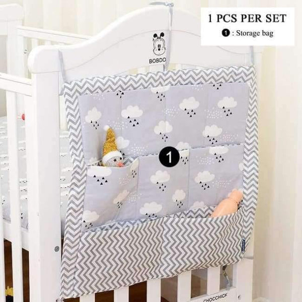 Planet Gates 1pcs raining clauds 2 Infant Baby Kids Cotton Nursery bedding Crib Bumper Bed Protector,Fashion Raining Bedding Set available 1-5pcs/set