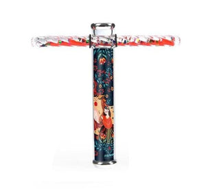 Planet Gates 1PCS RED Kaleidoscope Classic Toys Quicksand Glitter Wand Kaleidoscope Baby Toy Funny Light Shadow Science Educational Toys For Children