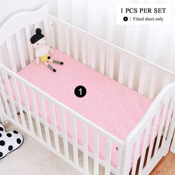 Planet Gates 1pcs set pink tranlg Lovely  Cactus Triangle Baby Gril Crib Bed Bumpers, Fashion Baby Bedding Set Girls Cotton Nursery bedding,130*70cm