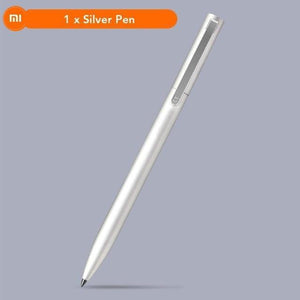 Planet Gates 1pcs Silver Pen Metal Pen PREMEC Smooth Switzerland Refill Alloy Handles MiKuni Japan Black Ink 0.5mm Pens