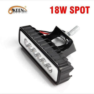 Planet Gates 1pcs Spot 18W 4inch 10cm 18W 27W 48W Offroad Car 4WD Truck Tractor Boat Trailer 4x4 SUV ATV 12V Spot Flood LED Light Bar LED Work Light