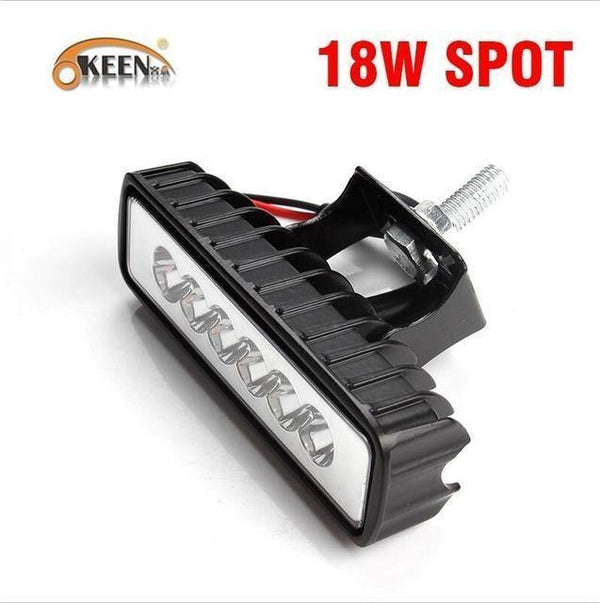 Planet Gates 1pcs Spot 18W 4inch 10cm 18W 27W 48W Offroad Car 4WD Truck Tractor Boat Trailer 4x4 SUV ATV 12V Spot Flood LED Light Bar LED Work Light