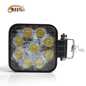 Planet Gates 1pcs Spot 48W 4inch 10cm 18W 27W 48W Offroad Car 4WD Truck Tractor Boat Trailer 4x4 SUV ATV 12V Spot Flood LED Light Bar LED Work Light